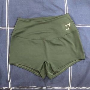 Green Gymshark Training Shorts